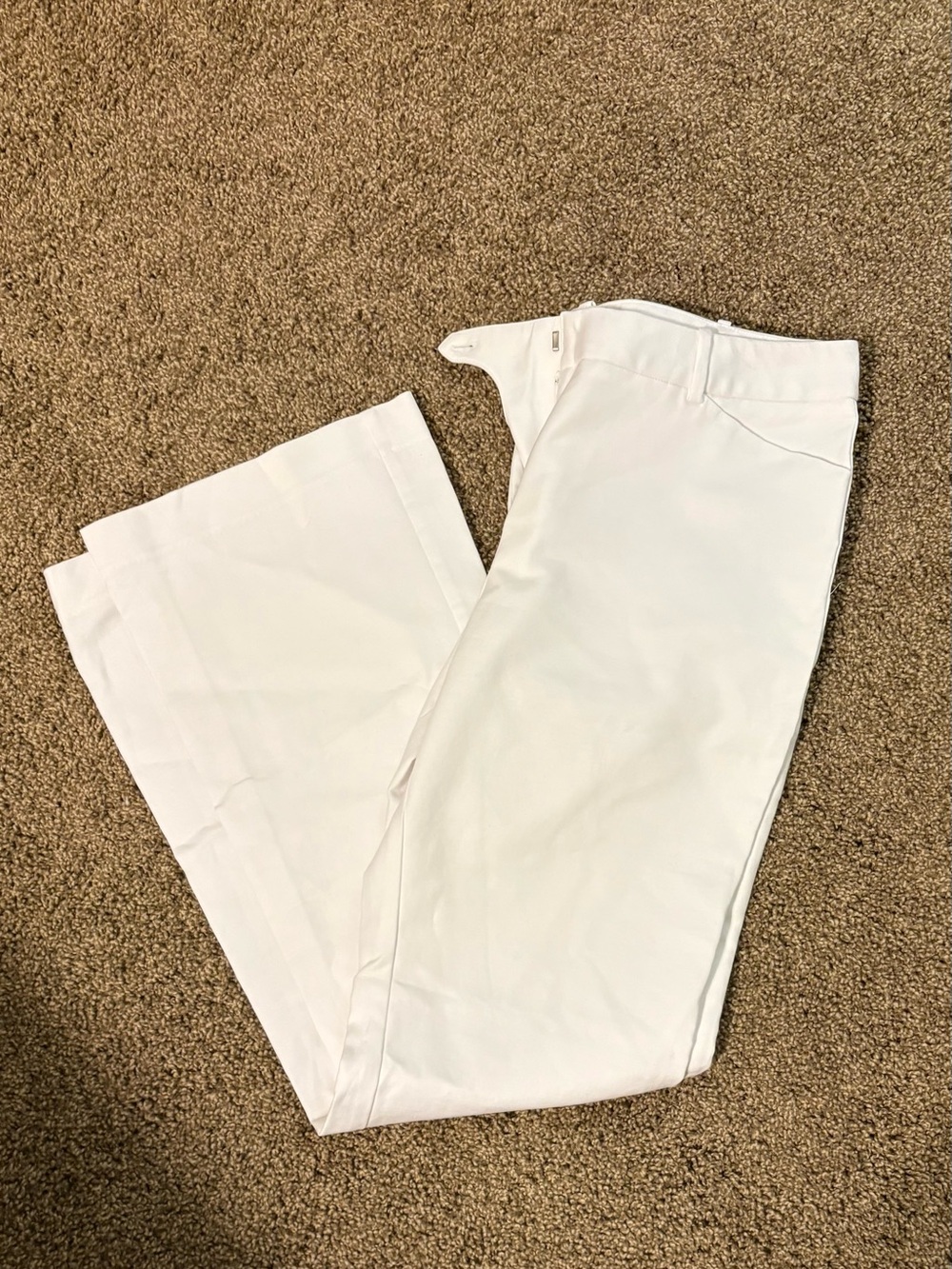 Worthington Women’s White Flare-Leg Pants Size 10